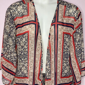Maurices Mixed Print Kimono  Sz: L/XL